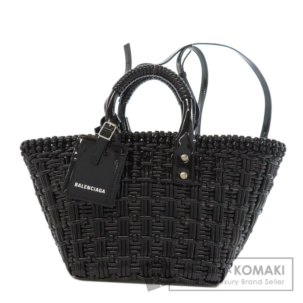 Balenciaga Bistro Basket Handbag Enamel